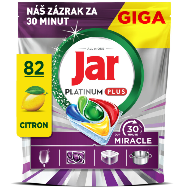 Jar Platinum Plus 30 Minute Miracle tablety do myčky