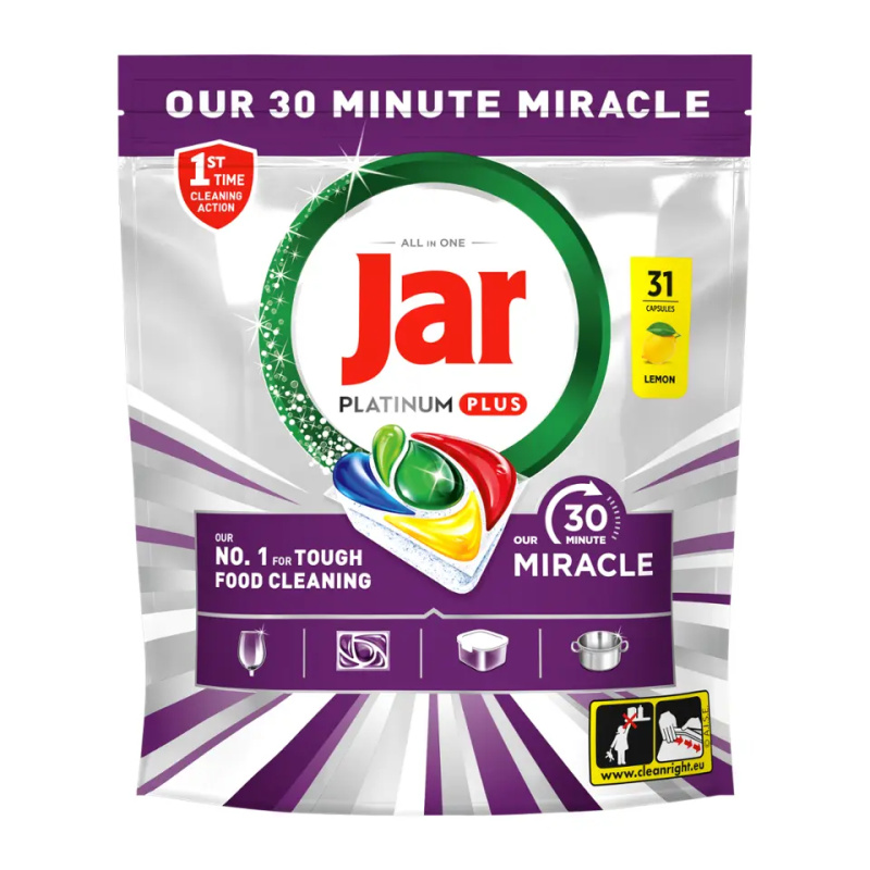 Jar Platinum Plus 30 Minute Miracle tablety do myčky