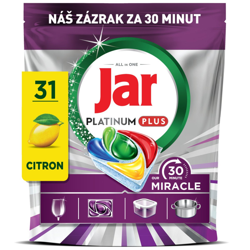 Jar Platinum Plus 30 Minute Miracle tablety do myčky