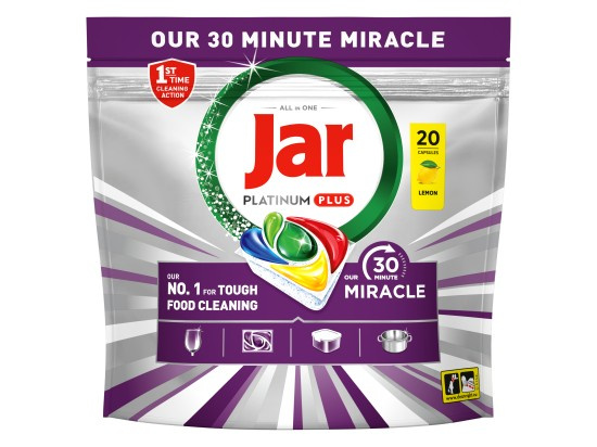 Jar Platinum Plus 30 Minute Miracle kapsle do myčky 100 ks