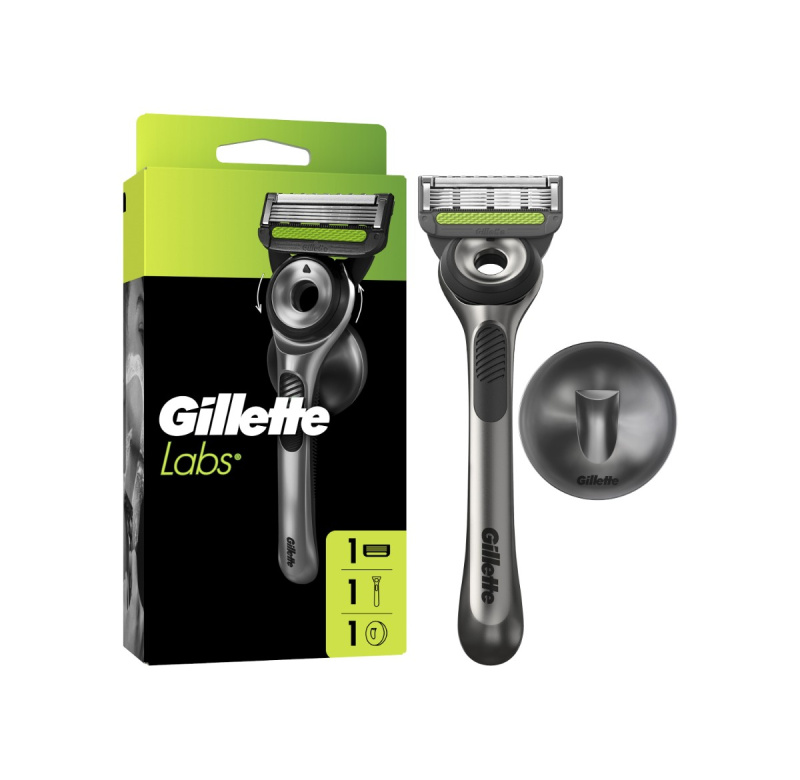 Gillette Labs holicí strojek s držákem do sprchy 3 ks