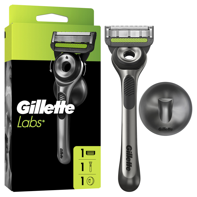 Gillette Labs holicí strojek s držákem do sprchy 3 ks