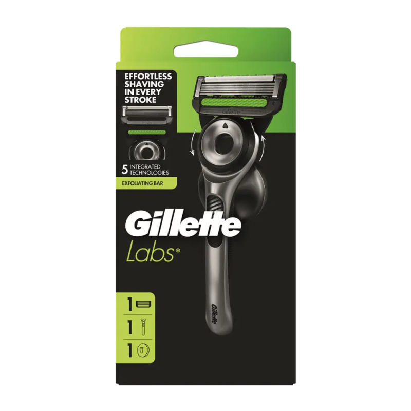 Gillette Labs holicí strojek s držákem do sprchy 3 ks