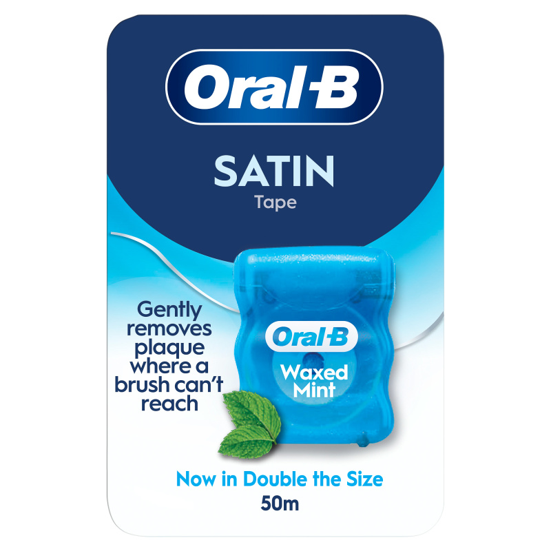 Oral-B Satin Tape voskovaná nit 50 ml mátová
