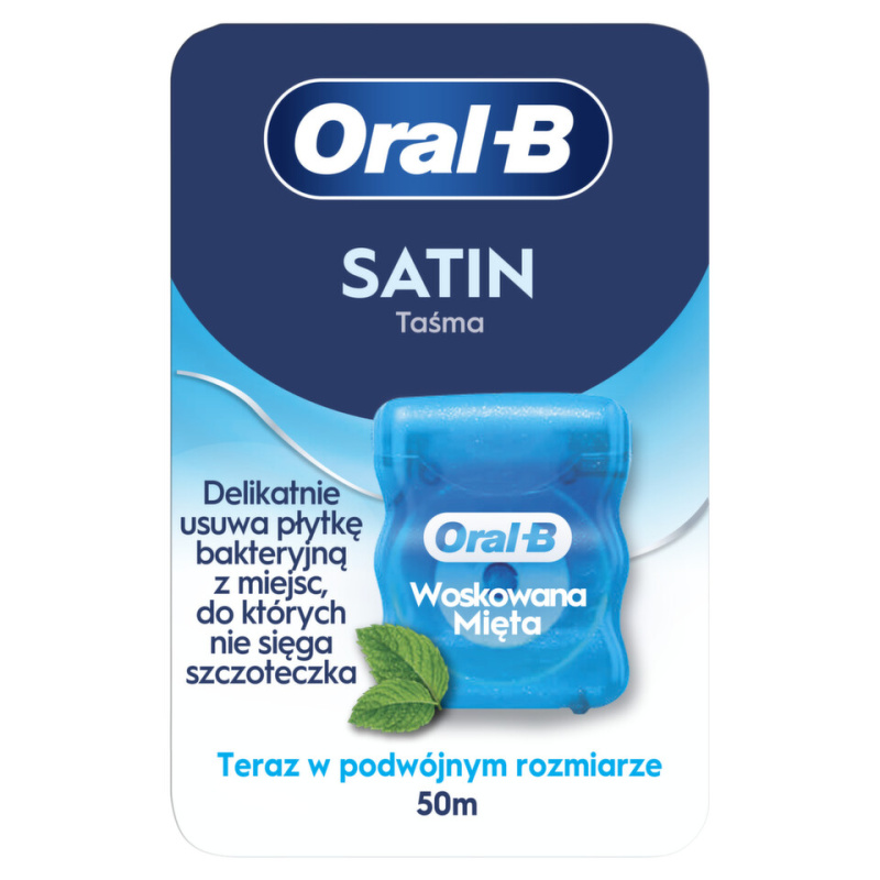 Oral-B Satin Tape voskovaná nit 50 ml mátová