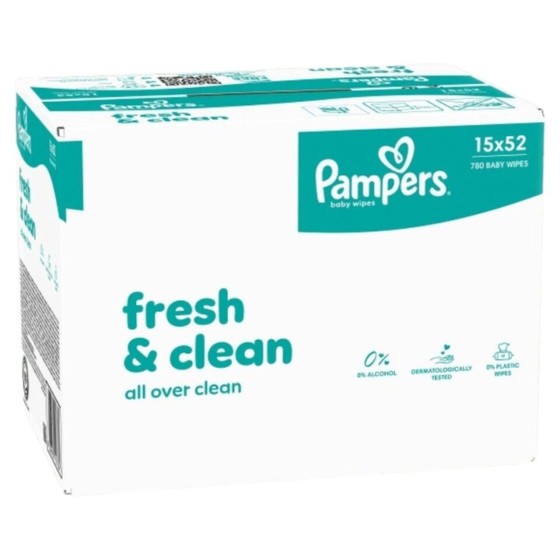 Pampers wipes (15x52/fol) Fresh Clean