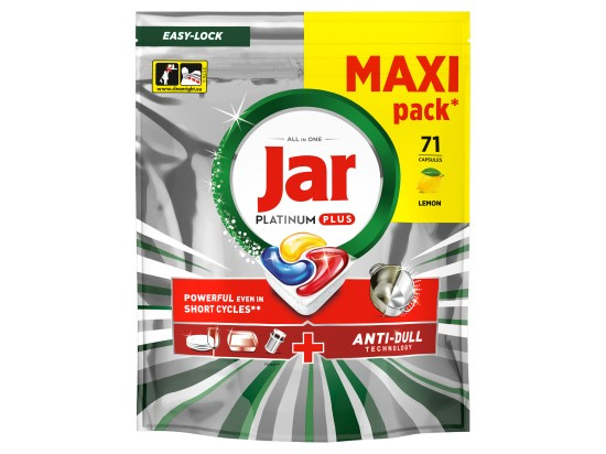Jar Platinum Plus Lemon tablety do myčky