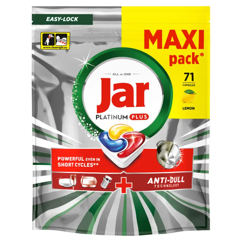 Jar Platinum Plus Lemon tablety do myčky