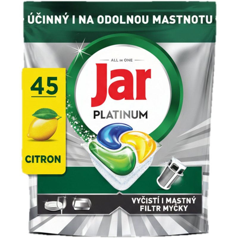Jar Platinum Lemon tablety do myčky