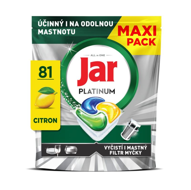 Jar Platinum Lemon tablety do myčky