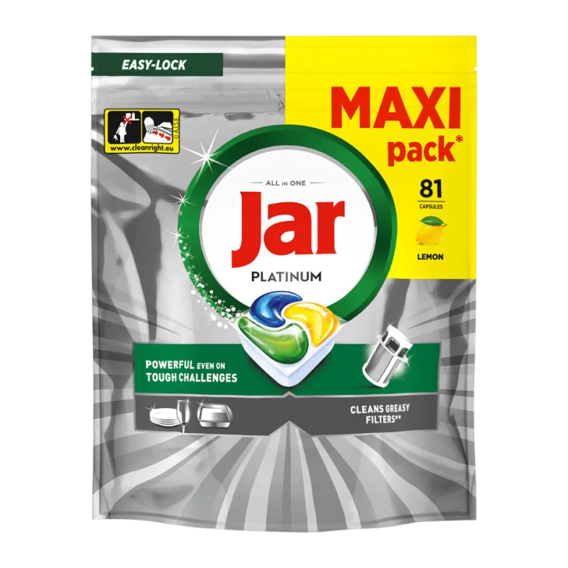 Jar Platinum Lemon tablety do myčky