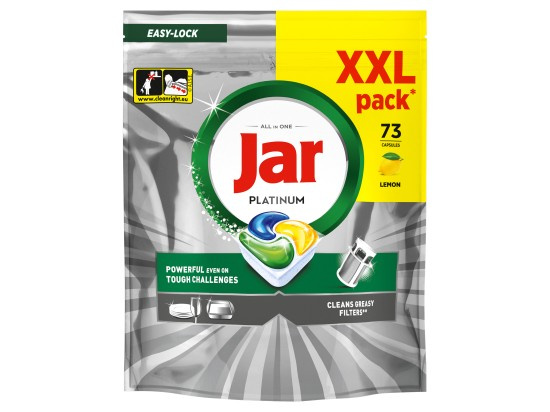 Jar Platinum Lemon kapsle do myčky 73 ks
