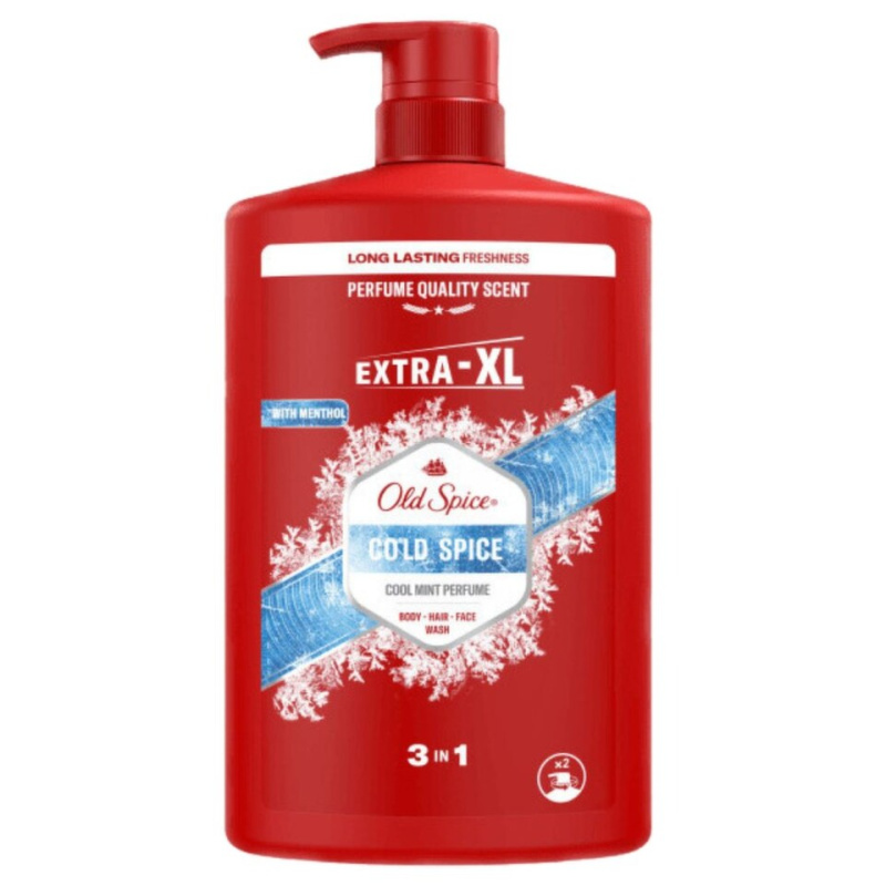 Old Spice Cold Spice sprchový gel 3 v 1 pro muže 1000 ml