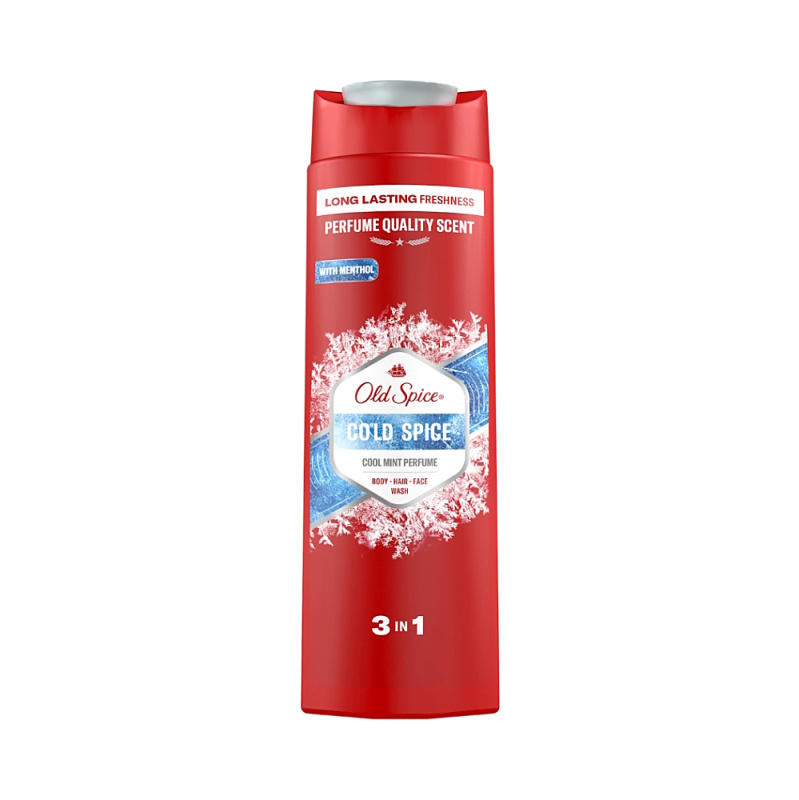 Old Spice Cold Spice sprchový gel 3 v 1 pro muže 400 ml