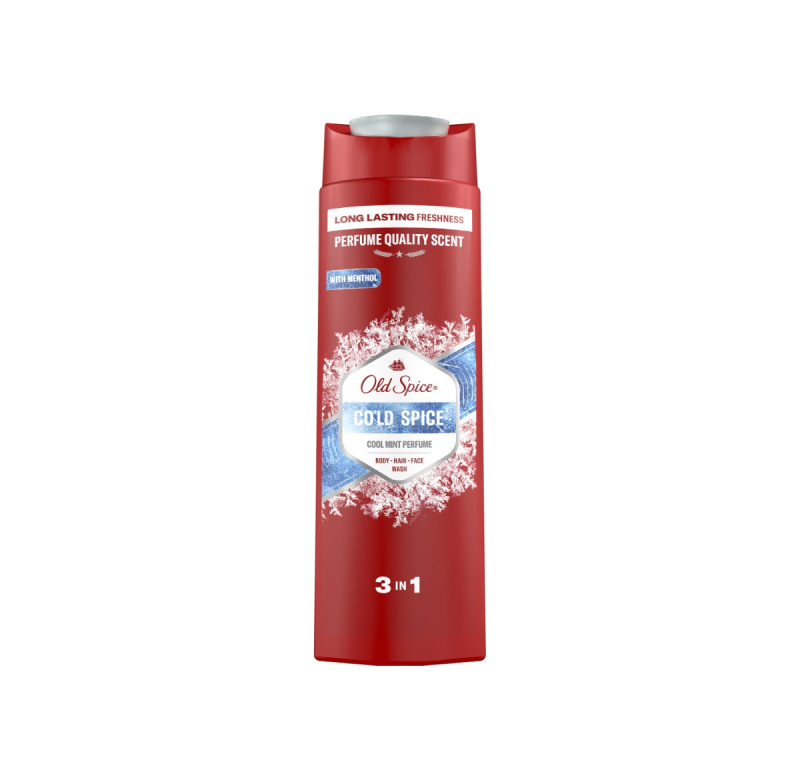 Old Spice Cold Spice sprchový gel 3 v 1 pro muže 400 ml