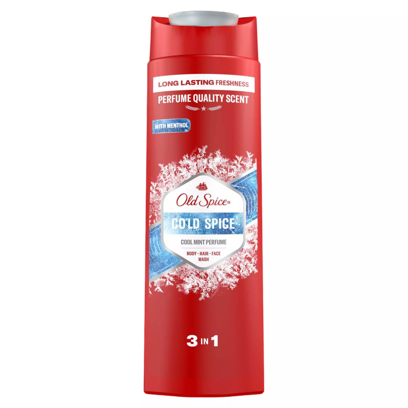 Old Spice Cold Spice sprchový gel 3 v 1 pro muže 400 ml
