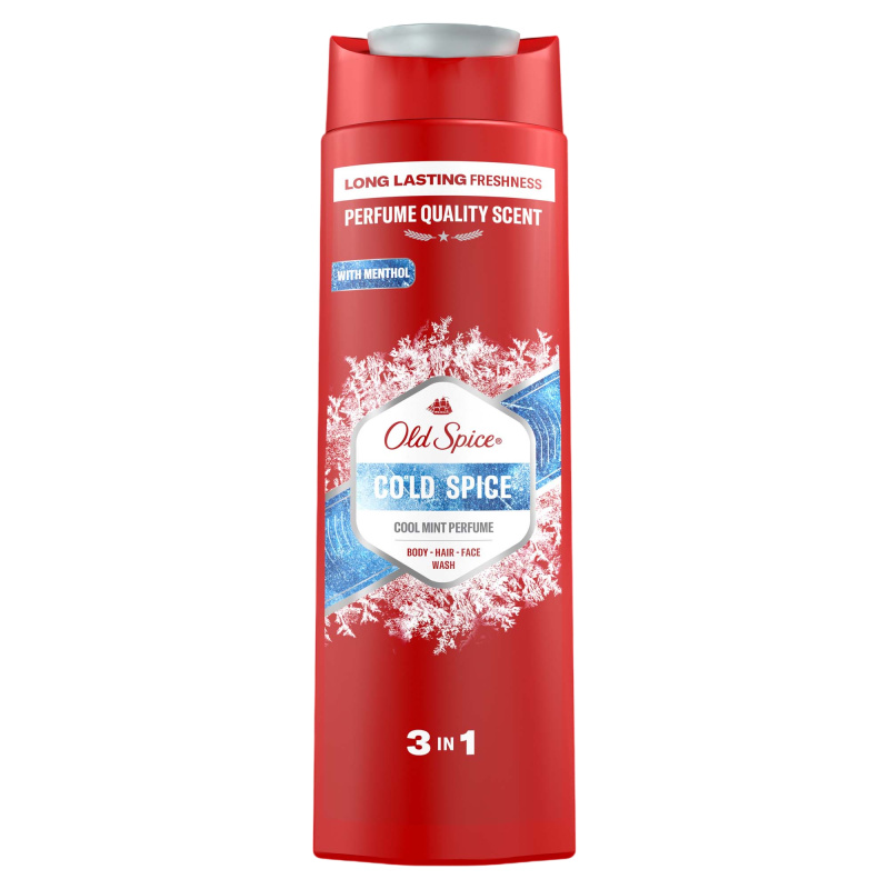 Old Spice Cold Spice sprchový gel 3 v 1 pro muže 400 ml