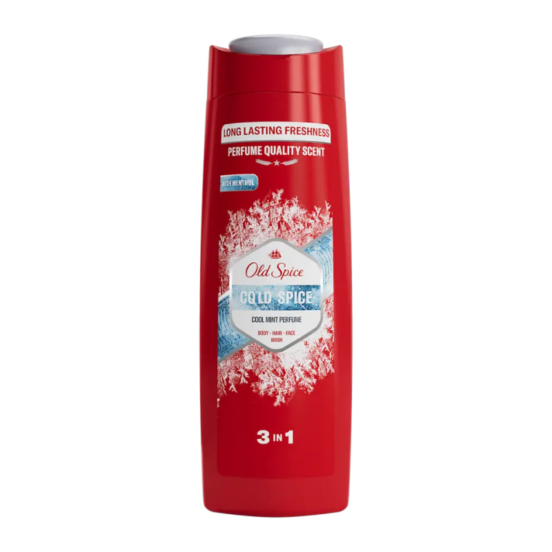 Old Spice Cold Spice sprchový gel 3 v 1 pro muže 400 ml