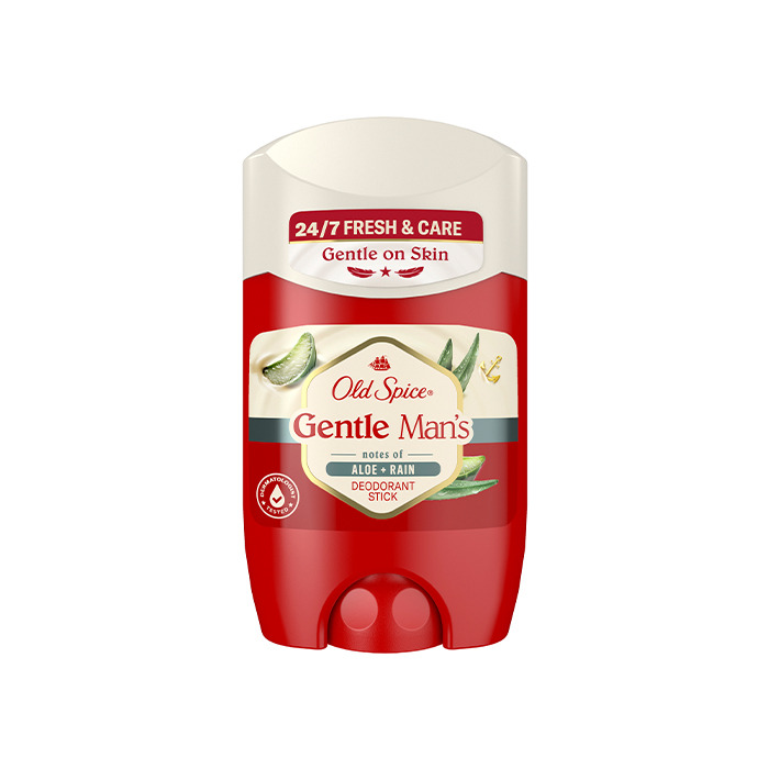 Old Spice Gentle Man's Aloe & Rain tuhý deodorant bez obsahu hliníkových solí 50 ml