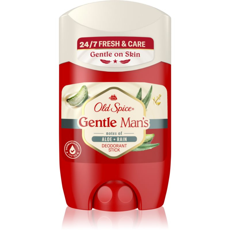 Old Spice Gentle Man's Aloe & Rain tuhý deodorant bez obsahu hliníkových solí 50 ml
