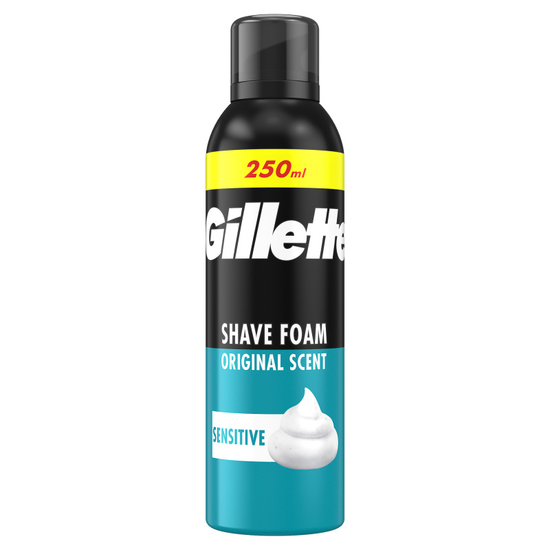 Gillette pěna 250ml Original Sensitive