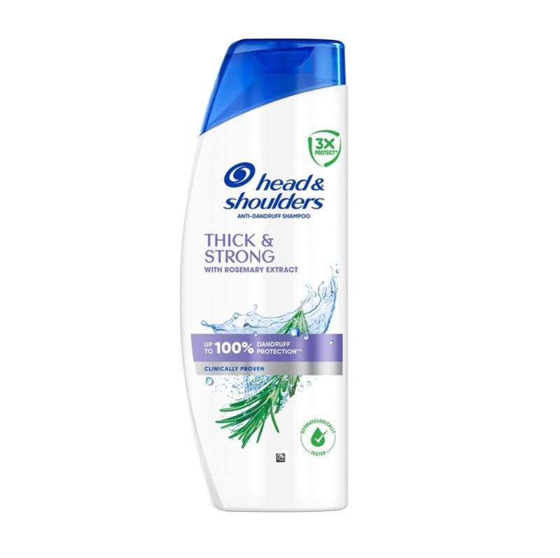 H&S šampon 400ml Thick & Strong Rosemary
