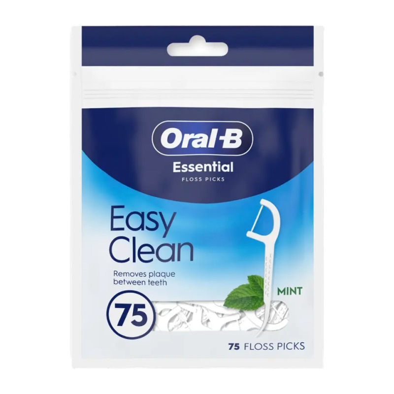 Oral-B Dentální párátka se zubní nití Easy Clean Mint 75 ks