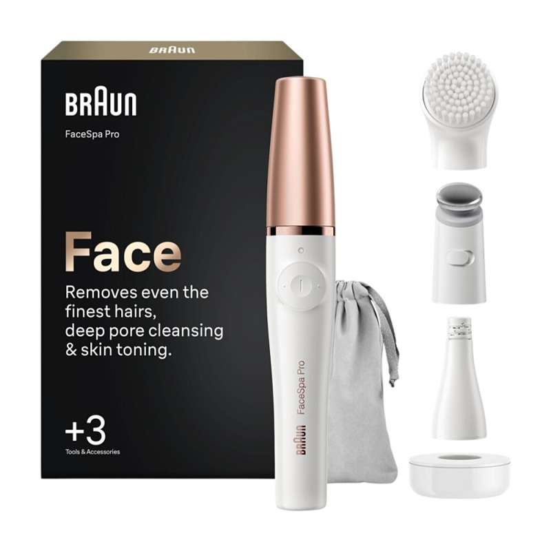 Braun FaceSpa Pro SE911 systém 3 v 1 pro epilaci obličeje, čištění a tonizaci pleti 1 ks