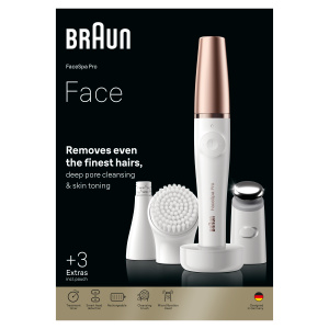 Braun FaceSpa Pro SE911 systém 3 v 1 pro epilaci obličeje, čištění a tonizaci pleti 1 ks