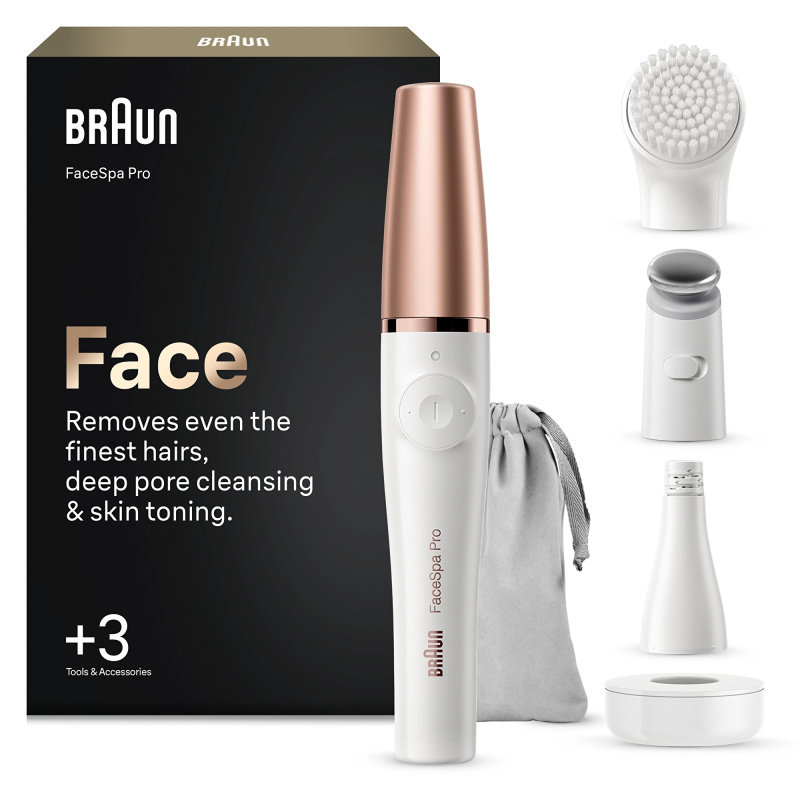 Braun FaceSpa Pro SE911 systém 3 v 1 pro epilaci obličeje, čištění a tonizaci pleti 1 ks