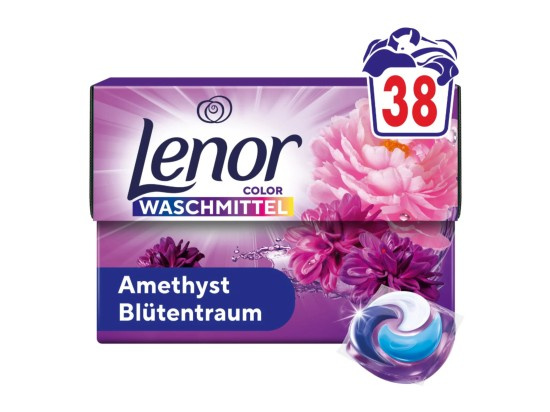 LENOR PODS® Amethyst Flower kapsle na praní na barevné prádlo 38 PD