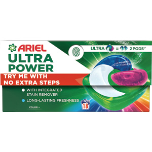 Ariel Ultra Power PODS kapsle na praní Color+
