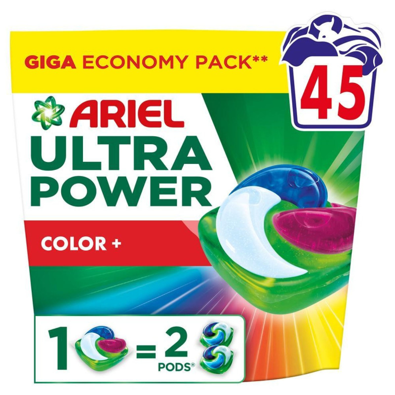 Ariel Ultra Power PODS kapsle na praní Color+