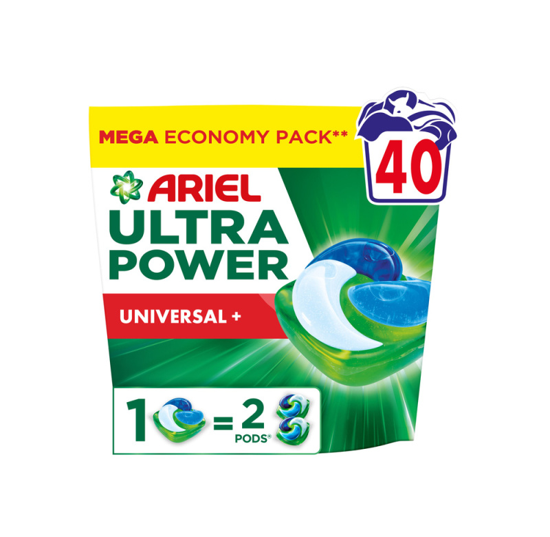 Ariel Ultra Power PODS kapsle na praní Universal+
