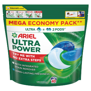Ariel Ultra Power PODS kapsle na praní Universal+