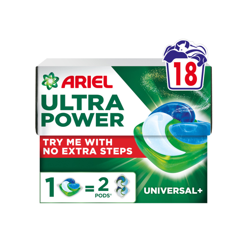 Ariel Ultra Power PODS kapsle na praní Universal+