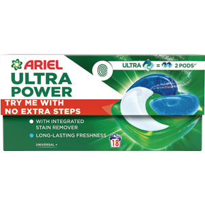 Ariel Ultra Power PODS kapsle na praní Universal+