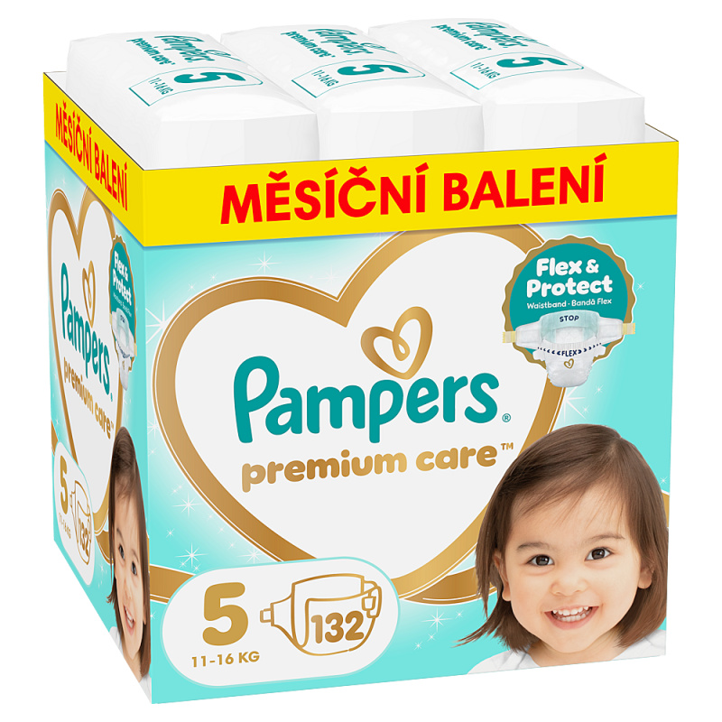 Pampers Premium Care jednorázové plenky 5 (11–16 kg)