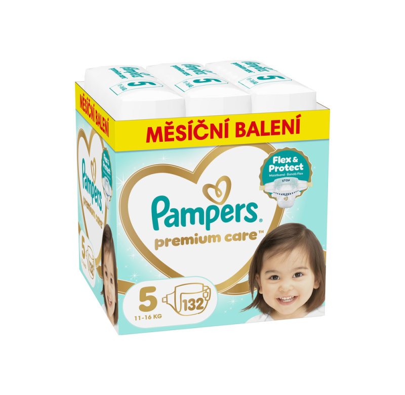 Pampers Premium Care jednorázové plenky 5 (11–16 kg)