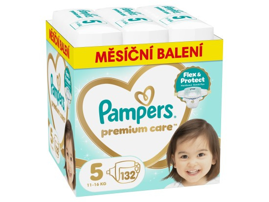 Pampers Premium Care jednorázové plenky 5 (11–16 kg)