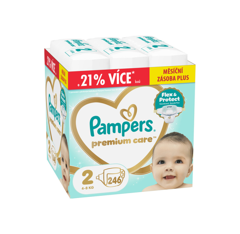 Pampers Premium Care jednorázové plenky 2 (4–8 kg)