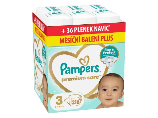 Pampers Premium Care jednorázové plenky 3 (6–10 kg)