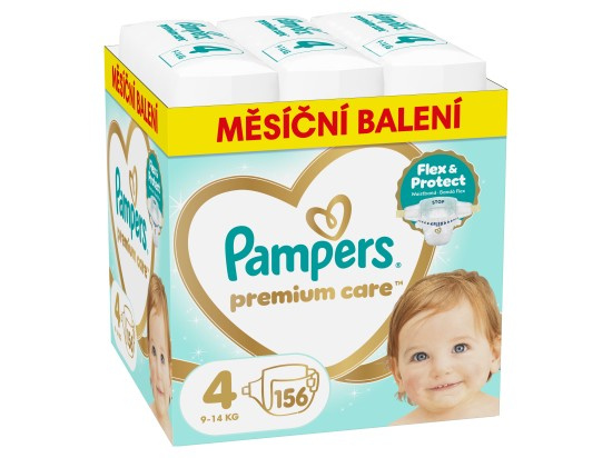 Pampers Premium Care jednorázové plenky 4 (9–14 kg)