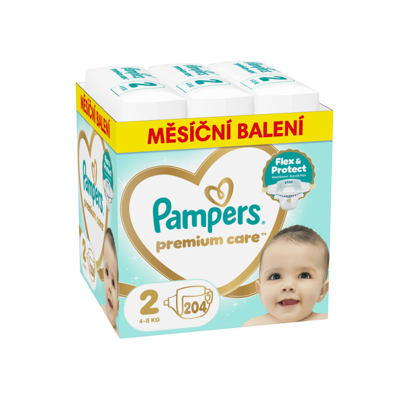 Pampers Premium Care jednorázové plenky 2 (4–8 kg)