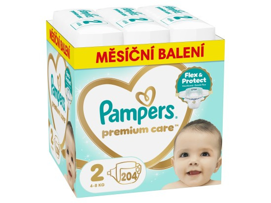 Pampers Premium Care jednorázové plenky 2 (4–8 kg)