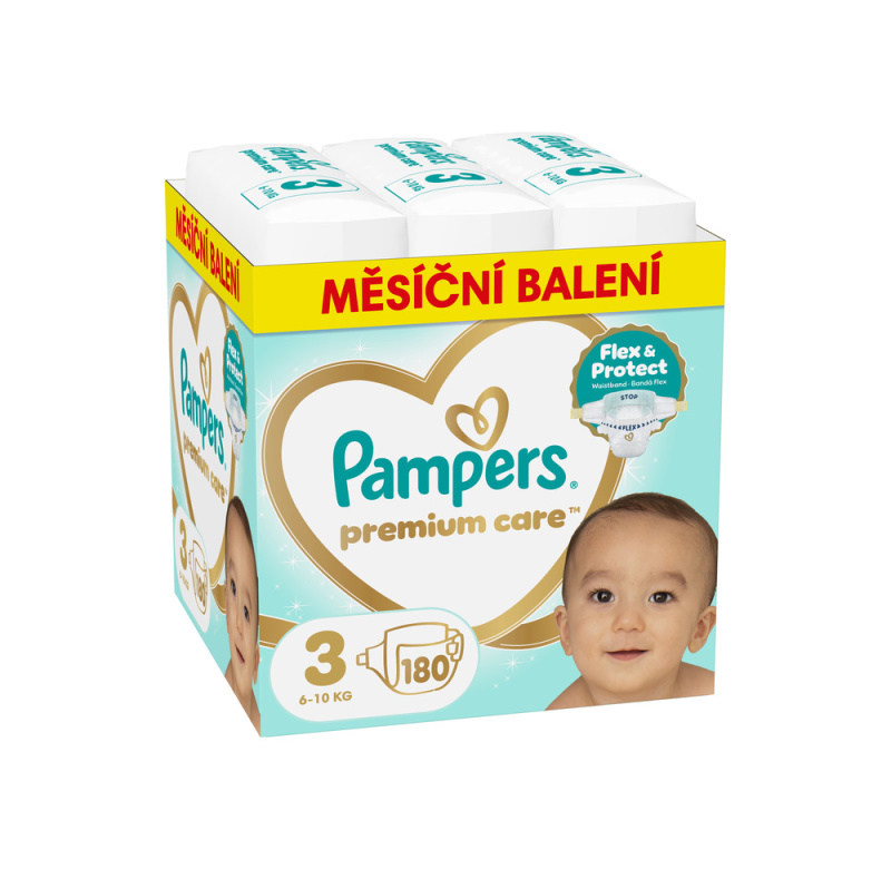 Pampers Premium Care jednorázové plenky 3 (6–10 kg)