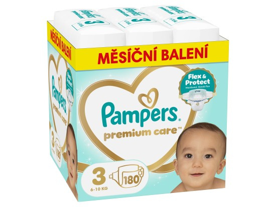 Pampers Premium Care jednorázové plenky 3 (6–10 kg)