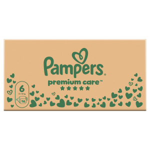 Pampers Premium Care jednorázové plenky 6 (13–18 kg)
