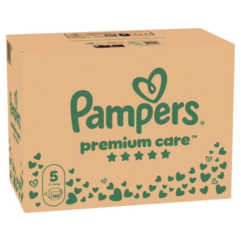 Pampers Premium Care jednorázové plenky 5 (11–16 kg)