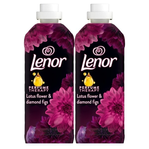 LENOR Lotus Water & Diamond Figs Aviváž 94 praní 2 x 987 ml